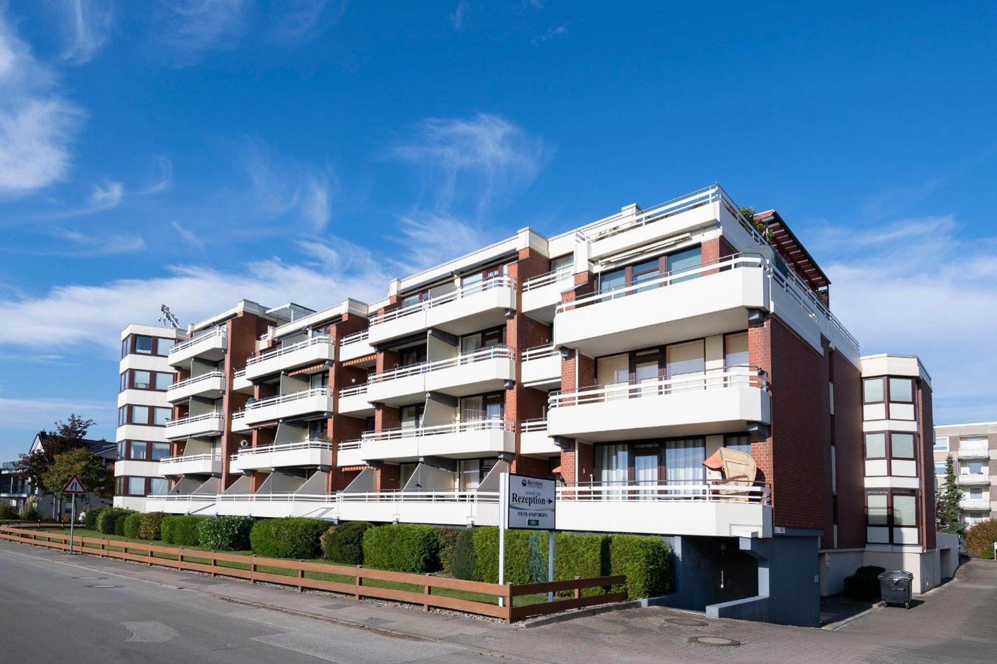 Ferienwohnung Luv und Lee mit Balkon im Haus Belvedere Grömitz Exterior foto
