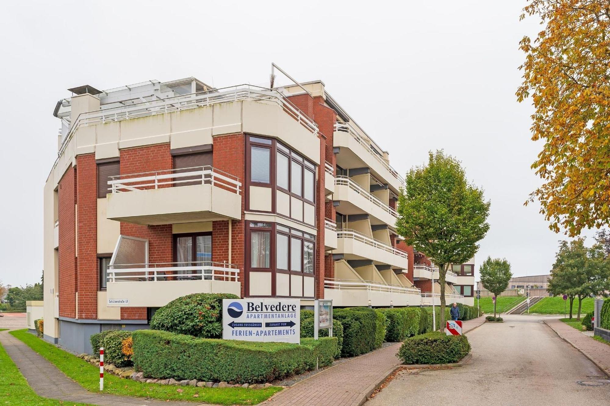 Ferienwohnung Luv und Lee mit Balkon im Haus Belvedere Grömitz Exterior foto