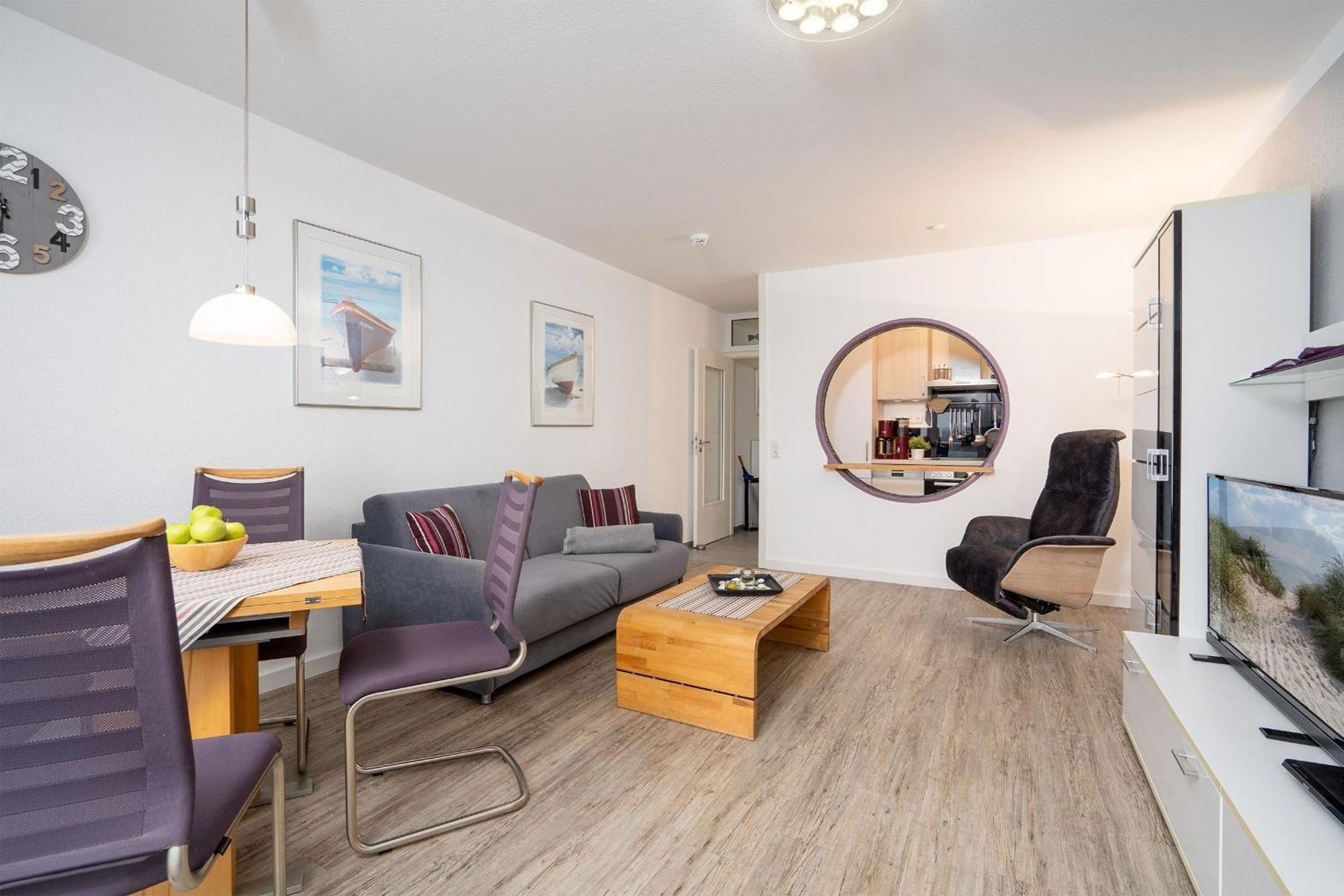 Ferienwohnung Luv und Lee mit Balkon im Haus Belvedere Grömitz Exterior foto